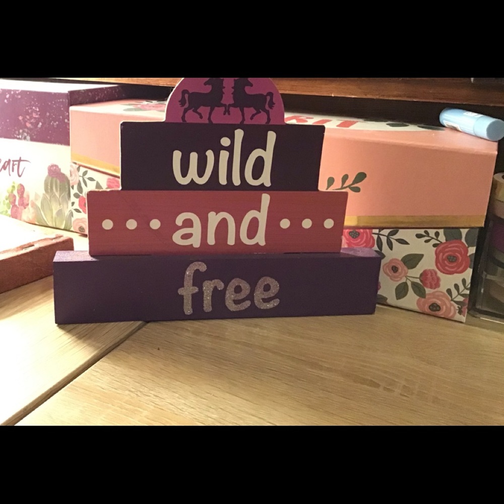 Unicorn wild and free decor
